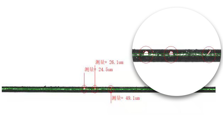 電池極片毛刺檢測應用(yòng)案例